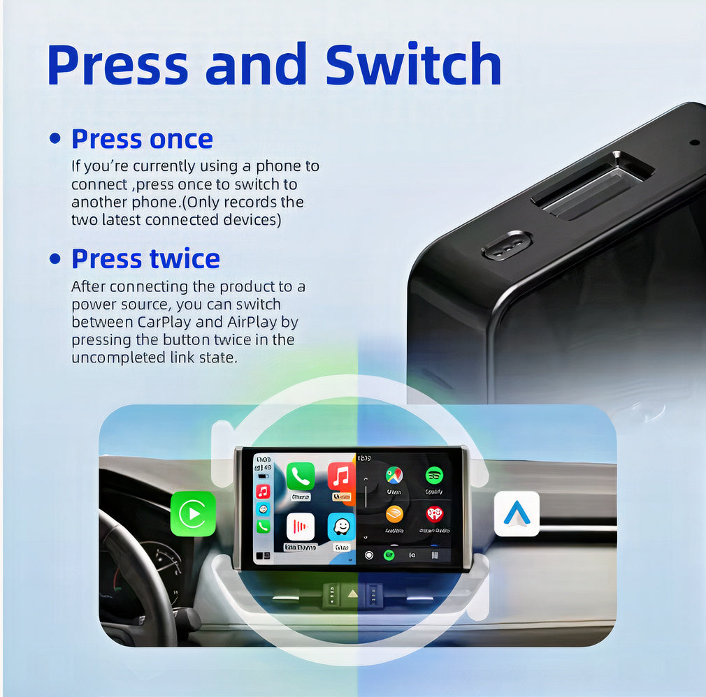 OttoLink Pro™- Ottocast MX Wireless CarPlay