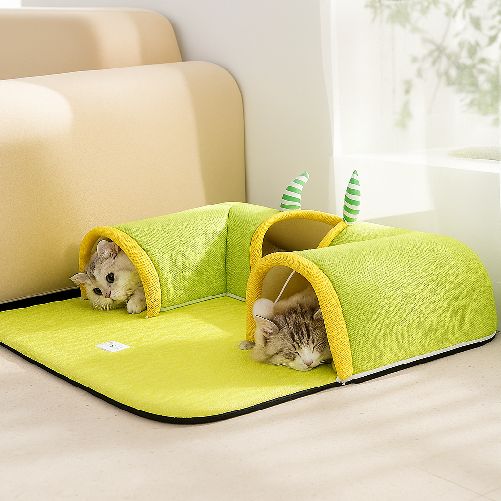 PawLounge™-Summer Breathable Cat Tunnel