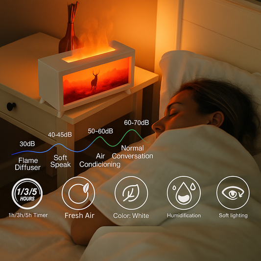 IgnisCloud™- Aroma Diffuser with Colorful Night Light