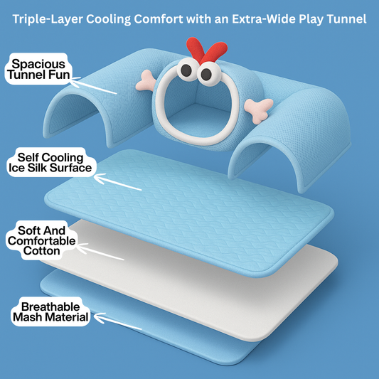 PawLounge™-Summer Breathable Cat Tunnel
